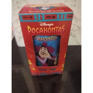 1994 Burger King Disney POCAHONTAS Governor Ratcliffe and Percy Cup/Glass-NIB